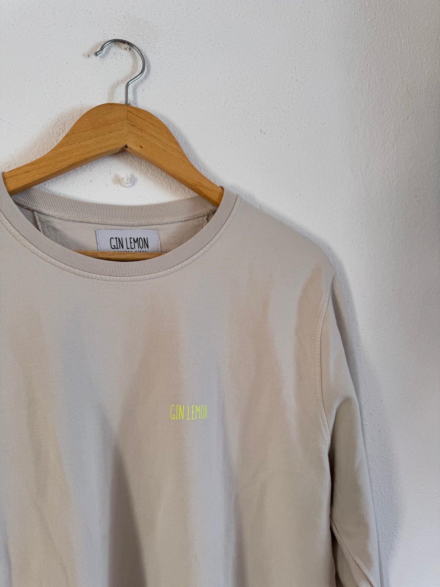 SUDADERA BEIGE & FLUOR SUNSET